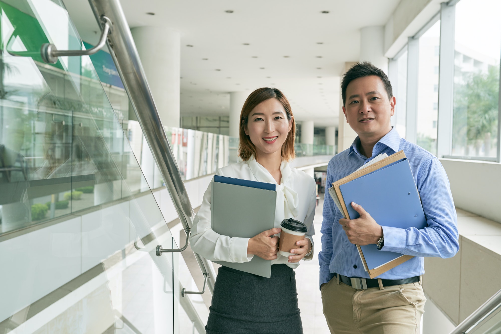 Cheerful business team
